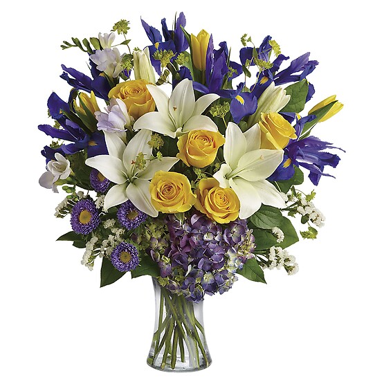 Floral Spring Iris Bouquet